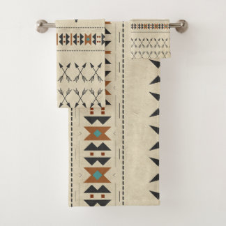 Westerne Geo Tribal Bad Handdoek