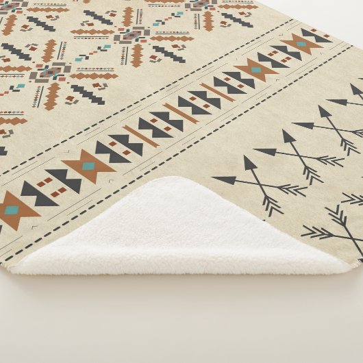 Westerne Geo Tribal Sherpa Deken (3/4)