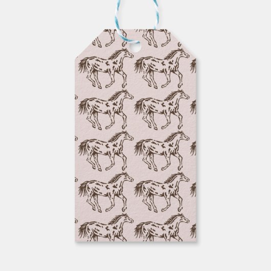 Westerne geslachtsonthulling cowboy of cowgirl cadeaulabel (Achterkant)