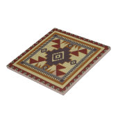 Westerne geweven tegeltje (Zijkant)