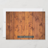 Westerne Gezochte Cowboy Foto Birthday Party Kaart (Achterkant)