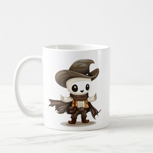 Westerne Ghost Rider Design Koffiemok (Links)