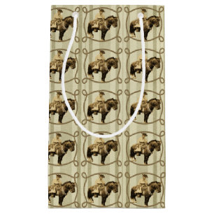 Westerne Gift Bag  Cowboy Klein Cadeauzakje