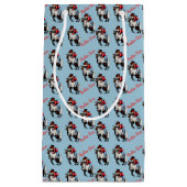 Westerne Gift Bag Rodeo Mutton Busting Klein Cadeauzakje (Voorkant)