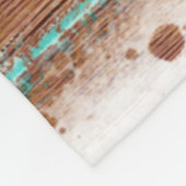 Westerne Gnome Sunflower Turquoise Stones Fleece Deken (Hoek)