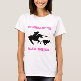 Westerne "Goede Cowmeiden..." Dames T Shirt