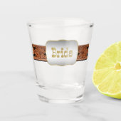 Westerne gordel en gordel shot glas (Voorkant)