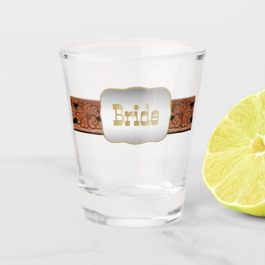 Westerne gordel en gordel shot glas (Voorkant)