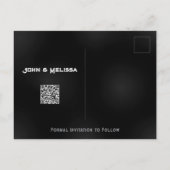 Westerne gotiek Save the Date Briefkaart (Achterkant)