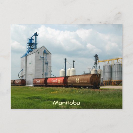 Westerne graan briefkaart (Voorkant)