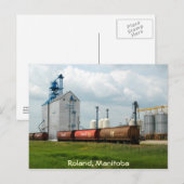 Westerne graanlift briefkaart (Voorkant / Achterkant)