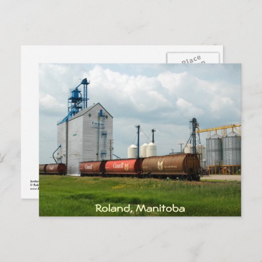 Westerne graanlift briefkaart (Voorkant / Achterkant)