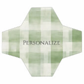 Westerne Green Cream Plaid Stripes Voetbal (Enkel)