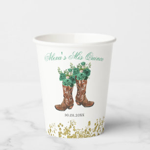 Westerne Green Hunter Charra Mis Quince Paper Cup Papieren Bekers