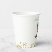 Westerne Green Hunter Charra Mis Quince Paper Cup Papieren Bekers (Voorkant)