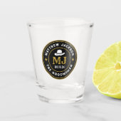 Westerne Grensrecirculatie - Logo - Gepersonalisee Shot Glas (Voorkant)