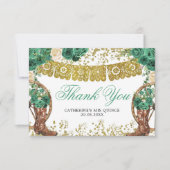Westerne groene Hunter Charra Hartelijk dank Bedankkaart (Voorkant)