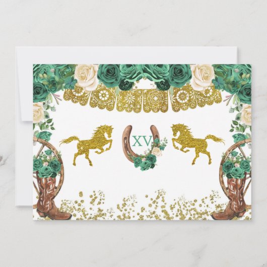 Westerne groene jachtharra bespaart de datum kaart (Achterkant)