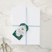 Westerne groene Rozen Ranchero Quinceanera Gift La Cadeaulabel (Met Touw)