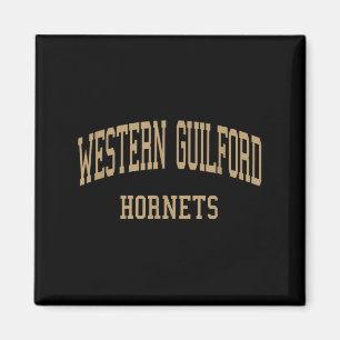 Westerne Guilford High School HS Greensboro NC Ret Magneet
