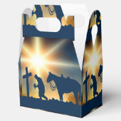 Westerne gunst geschenkdoos cowboy gebed bedankdoosjes (Geopend)