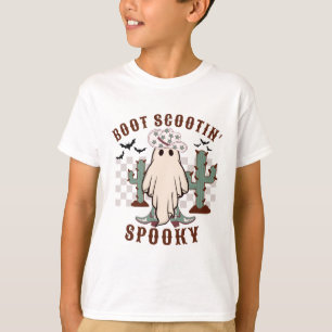 Westerne Halloween Boot Scootin Spooky T-shirt