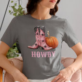 Westerne Halloween Cowboy Boots Howdy Tri-Blend Shirt