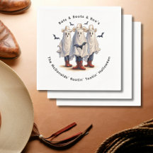 Westerne Halloween Funny Ghost Cowboys Custom