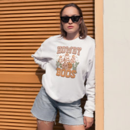 Westerne Halloween "Howdy Boos" Ghosts Cowboy Pett T-shirt