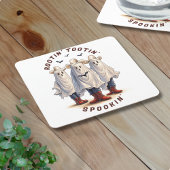 Westerne Halloween Spooky Cowboy Ghosts Custom Kartonnen Onderzetters