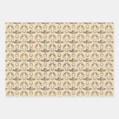 Westerne handgeschreven Petten van cowboy Revolver Inpakpapier Vel (Voorkant)