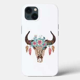 Westerne handleiding Floral Bull Case-Mate iPhone Case