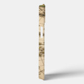 Westerne Hemisphere-kaart gegraveerd Case-Mate iPhone Case (Achterkant / Rechts)