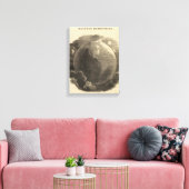 Westerne Hemisphere Map door Goodrich Canvas Afdruk (Insitu (Woonkamer))