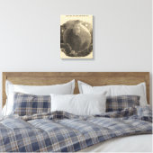 Westerne Hemisphere Map door Goodrich Canvas Afdruk (Insitu (Slaapkamer))