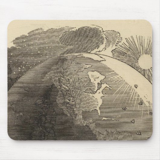 Westerne Hemisphere Map door Goodrich Muismat (Voorkant)