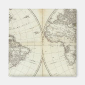 Westerne Hemisphere of New World Magneet (Voorkant)