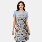 Westerne Herfst Harvest Thanksgiving Cooking Squad Schort (Gedragen)