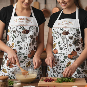 Westerne Herfst Harvest Thanksgiving Cooking Squad Schort