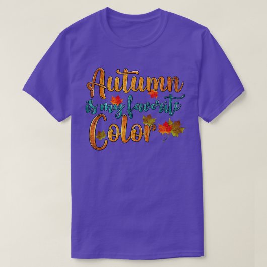 Westerne Herfst najaar Thanksgiving is mijn favori T-shirt (Design voorkant)