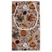 Westerne Herfst oogst en Koe schedels Klein Cadeauzakje (Achterkant)