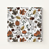 Westerne Herfst oogst en Koe schedels Notitieboek (Achterkant)