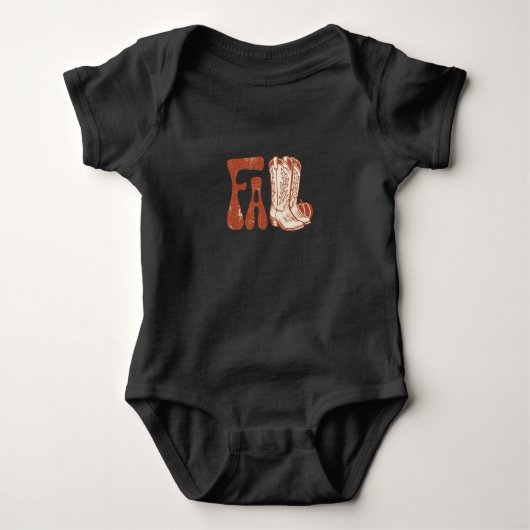 Westerne Herfst vibes Romper (Voorkant)