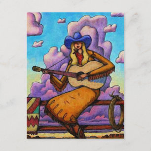 WESTERNE HOEDOWN SWEET SIXTEEN 16 PARTIJINVITATIE KAART