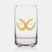 Westerne Hoefijzers Blikvorm Glas (Voorkant)