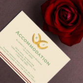 Westerne Hoefijzers Bruiloft Accommodatie Informatiekaartje