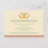 Westerne Hoefijzers Bruiloft Accommodatie Informatiekaartje (Voorkant)