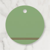 Westerne Hoefijzers bruiloft Bedankjes Labels (Achterkant)