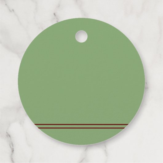 Westerne Hoefijzers bruiloft Bedankjes Labels (Achterkant)