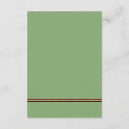 Westerne Hoefijzers bruiloft details Informatiekaartje (Achterkant)